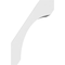 Ekena Millwork 3 1/2-in. W x 8-in. D x 12-in. H Legacy Architectural Grade PVC Knee Brace BRCP035X08X12LEC - alternate 3